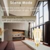 Smart Light Bulb LED Dimmable No Hub Required App and Voice Control Compatible with Alexa Google Assistant E26 Dimmable (G Gold, 1 Pack) - Image 8